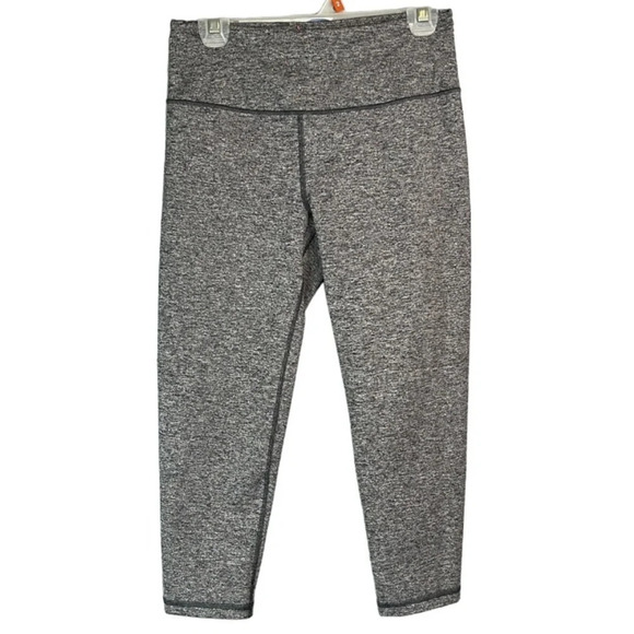 VSX Sport Knockout By Victoria Secret Capri Leggings Grey Mix Stretch Yoga M - Picture 2 of 10
